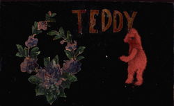 Teddy Hand Drawn Postcard Postcard