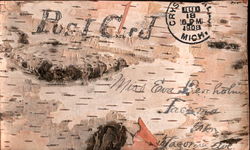 Birch bark "Post Card" Postcard Postcard