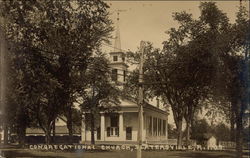 Congregational Church, Slatersville North Smithfield, RI Postcard Postcard