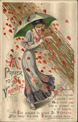 A Prayer to St. Valentine Postcard