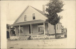 Geo. Nichols Store and Post Office Foster Center, RI Postcard Postcard