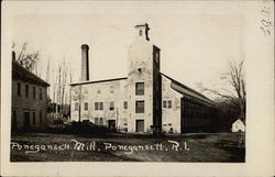 Ponegansett Mill North Scituate, RI Postcard Postcard