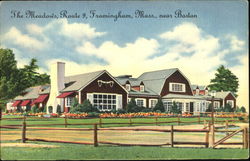 The Meadows, Route 9 Near Boston Framingham, MA Postcard Postcard