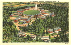 U. S. Veteran's Hospital Northampton, MA Postcard Postcard