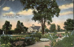 Administration Bldg., Botanical Gardens, Charles B. Whitnall Park Milwaukee, WI Postcard Postcard