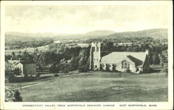 Connecticut Valley From Northfield Seminary Campus East Northfield, MA Postcard Postcard