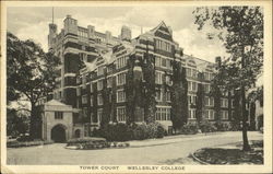 Tower Court, Wellesley College Postcard