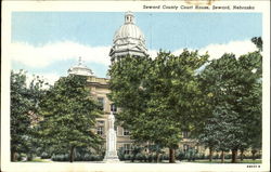 Seward County Court House Court Houses Postcard Postcard