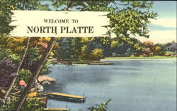 Welcome To North Platte Postcard