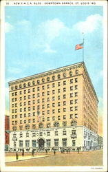 New Y.M.C.A. Bldg, Downtown Branch Postcard