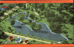 Lagoon In Liberty Park Sedalia, MO Postcard Postcard