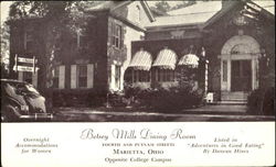 Betsey Mills Dining Room, Fourth and Putnam Streets Marietta, OH Postcard Postcard