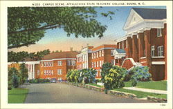 Campus Scene, Appalachian State Teachers' College Postcard