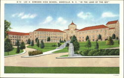 Lee H. Edwards High School Asheville, NC Postcard Postcard