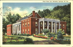 Park View Inn New Berkeley Springs Hotel, Berkeley Springs Postcard