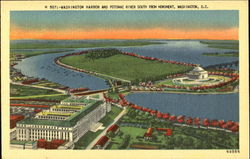 Washington Harbor And Potomac River South From Monument District Of Columbia Washington DC Postcard Postcard