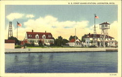 U. S. Coast Guard Station Postcard