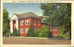 McConnell Gymnasium, Mars Hill College North Carolina Postcard Postcard