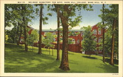 Melrose Dormitory For Boys, Mars Hill College North Carolina Postcard Postcard