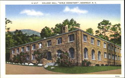 College Hall Girls Dormitory Montreat, NC Postcard Postcard