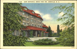 East Entrance Grove Park Inn Asheville, NC Postcard Postcard