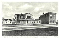 Wright Brothers Cycle Shop And Homestead, Greenfield Village Postcard