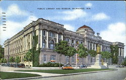 Public Library And Museum Postcard