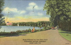 The Northern Baptist Assembly Green Lake, WI Postcard Postcard