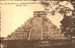 El Castillo - Ruinas De Chichen Itza Merida, YUCATAN Mexico Postcard Postcard