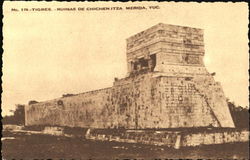 Tigres - Ruinas De Chichen Itza Merida, YUCATAN Mexico Postcard Postcard