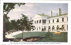 Lieutenant Governors Residence Postcard