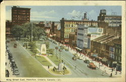 King Street East Hamilton, ON Canada Ontario Postcard Postcard