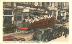 Observation Car, Char Observatoire Postcard