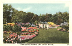 Flower Garden, Assiniboine Park Postcard