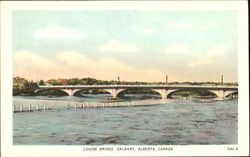 Louise Bridge Calgary, AB Canada Alberta Postcard Postcard