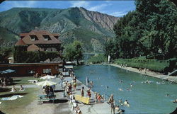 Hot Springs Swimming Pool Postcard