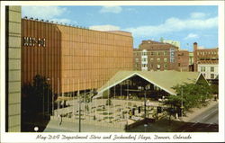 May-D & F Department Store And Zeckendorf Plaza Postcard