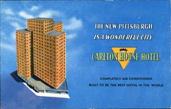 Carlton House Hotel, Pittsburgh 19 Pennsylvania Postcard Postcard