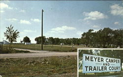 Meyer Camper Court Postcard