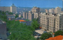 View Of Central Business Area Postcard