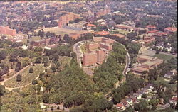 A Picturesque View Of Syracuse University From The Air New York Postcard Postcard