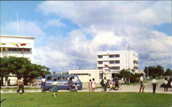 A View Of Busy Beach Street, Labuan Sabah, Malaysia Southeast Asia Postcard Postcard