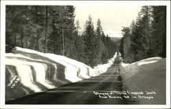 Glimpse Of Three Fingered Jack, Highway 20 Scenic, OR Postcard Postcard