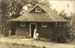 Simple Country Abode Buildings Postcard Postcard