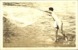 The Net Thrower Hawaii Postcard Postcard