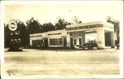 Flomaton Bus Station Alabama Postcard Postcard