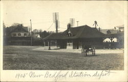 New Bedford Station Depot Massachusetts Postcard Postcard