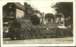 Floral Parade 1921 Postcard