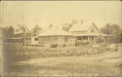 Dining Hall, Kineowatha Camps Wilton, ME Postcard Postcard