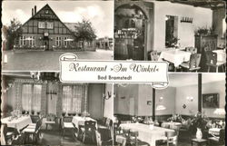 Restaurant Im Winkel Bad Bramsteadt, Germany Postcard Postcard